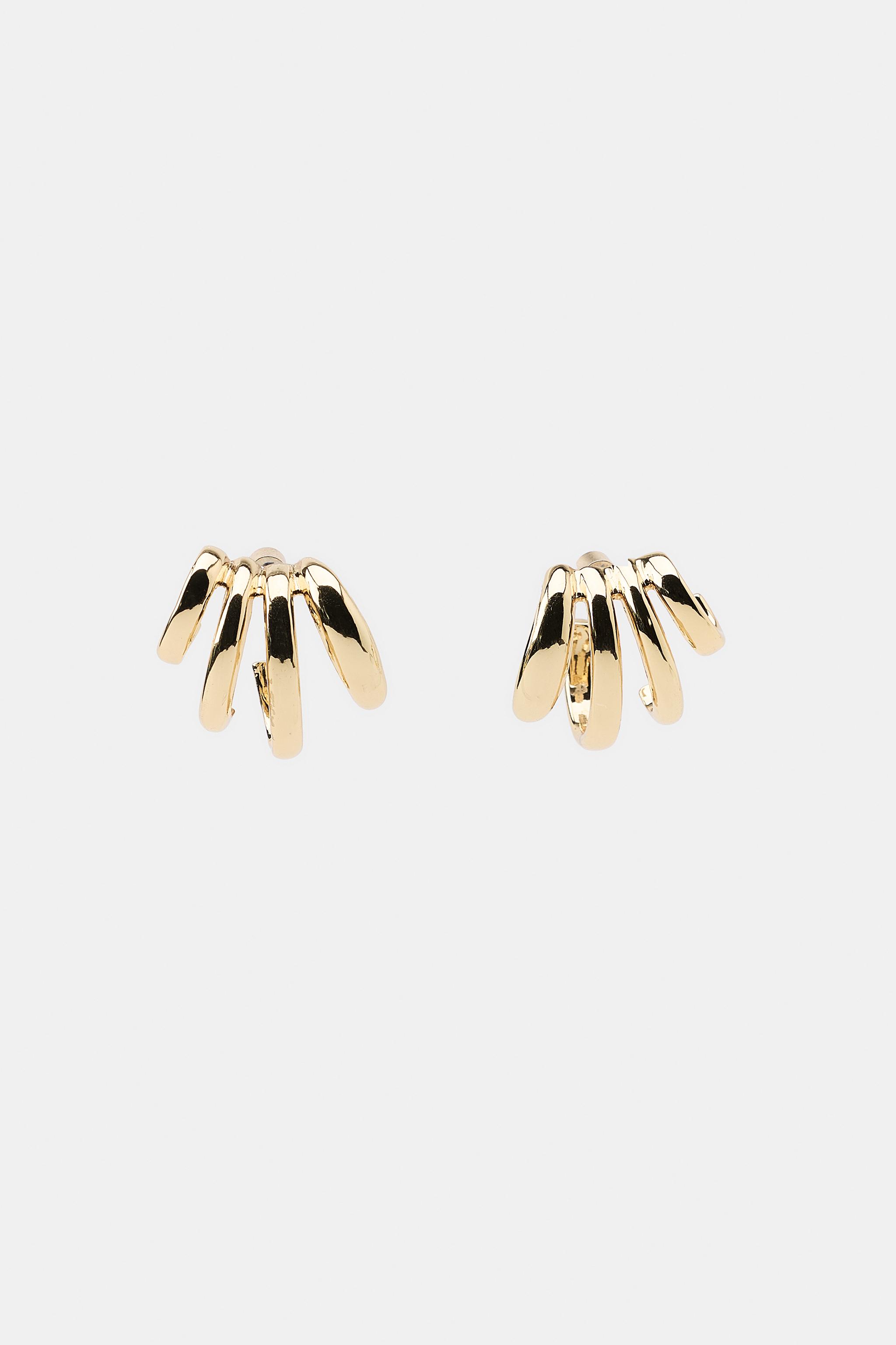 METAL HOOP EARRINGS